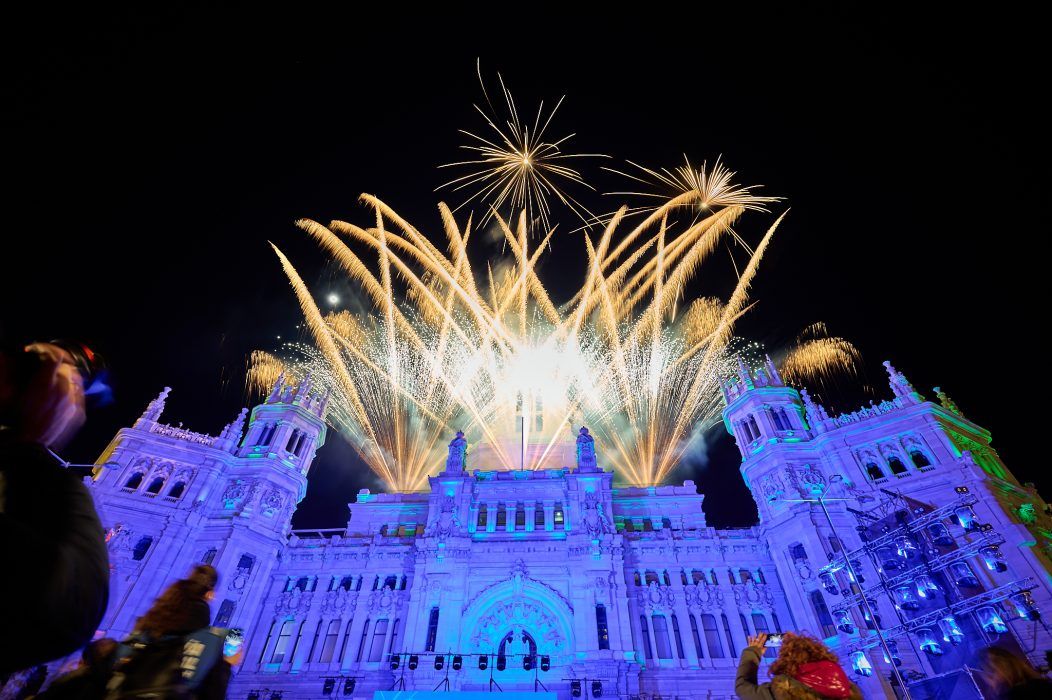 Fuegos artificiales tras la cabalgata | Foto de Ayuntamiento de Madrid