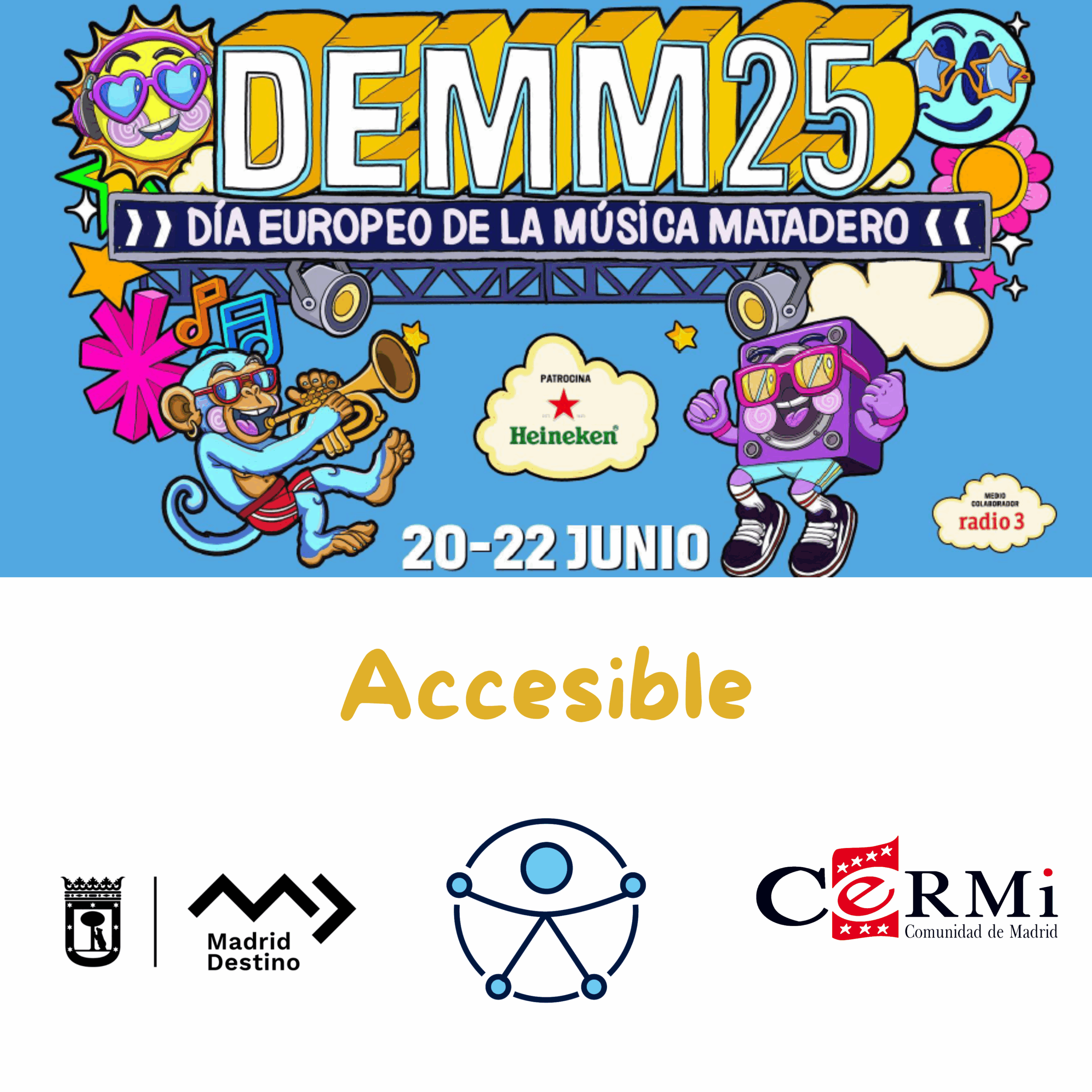 Día Europeo de la Música Matadero DEEM 2025 - Accesible