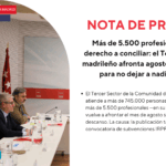 Más de 5.500 profesionales sin derecho a conciliar: el Tercer Sector madrileño afronta agosto trabajando para no dejar a nadie atrás