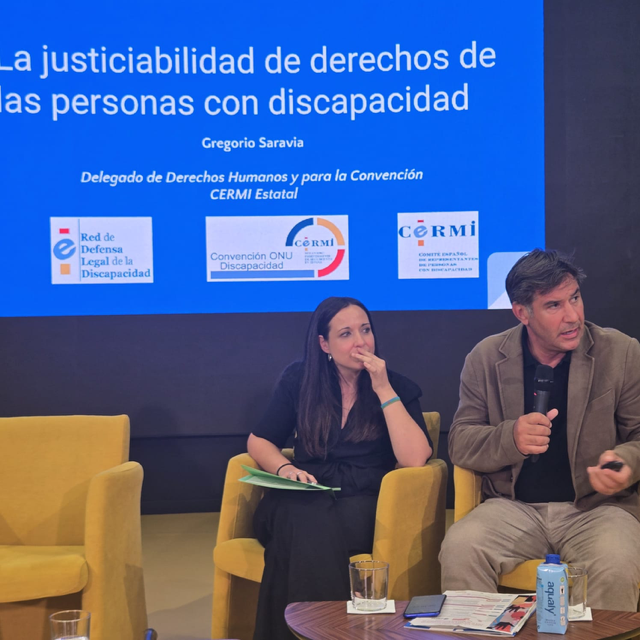 El CERMI Estatal expone su experiencia en litigio estratégico en las Jornadas Internacionales sobre justiciabilidad de derechos humanos