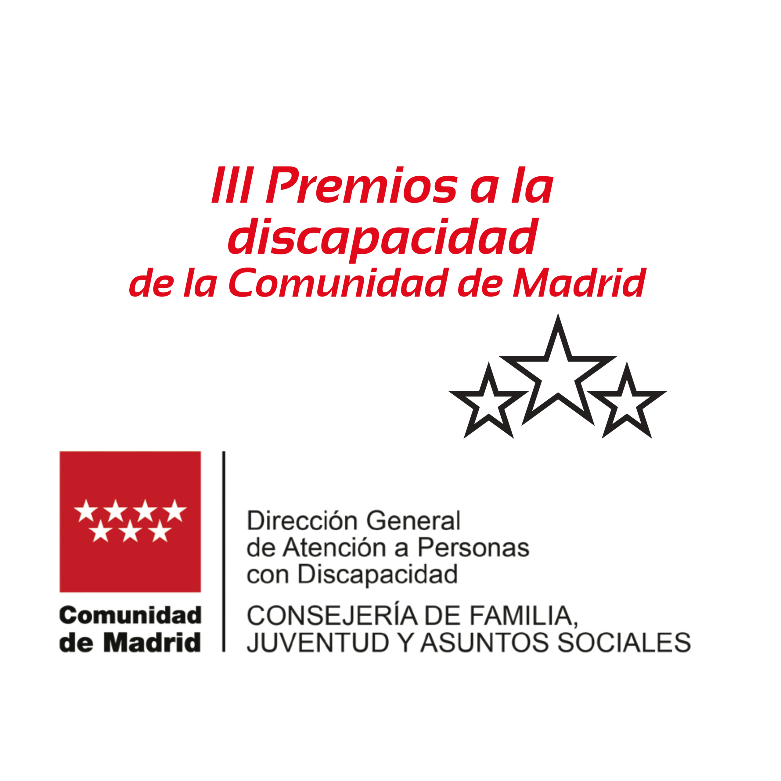 La Comunidad de Madrid pone en marcha la tercera convocatoria de los premios de la discapacidad