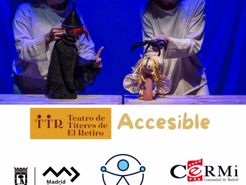 Próxima función accesible en el Teatro de Títeres de El Retiro