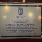 El Ayuntamiento de Madrid agradece a Óscar Moral su legado en la inclusión y accesibilidad