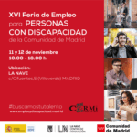 CERMI Comunidad de Madrid, entidad promotora de la XVI Feria de Empleo para Personas con Discapacidad