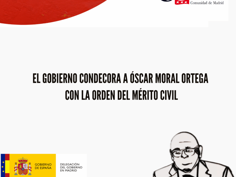 El Gobierno condecora a Óscar Moral Ortega con la Orden del Mérito Civil