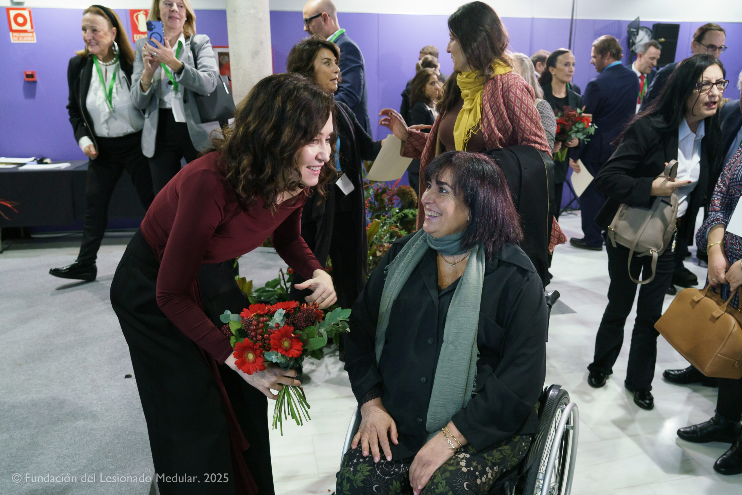 Acto de entrega del 'Galardón Solidario: Corazones que Ayudan, Personas que Transforman', de la Fundación del Lesionado Medular (FLM)
