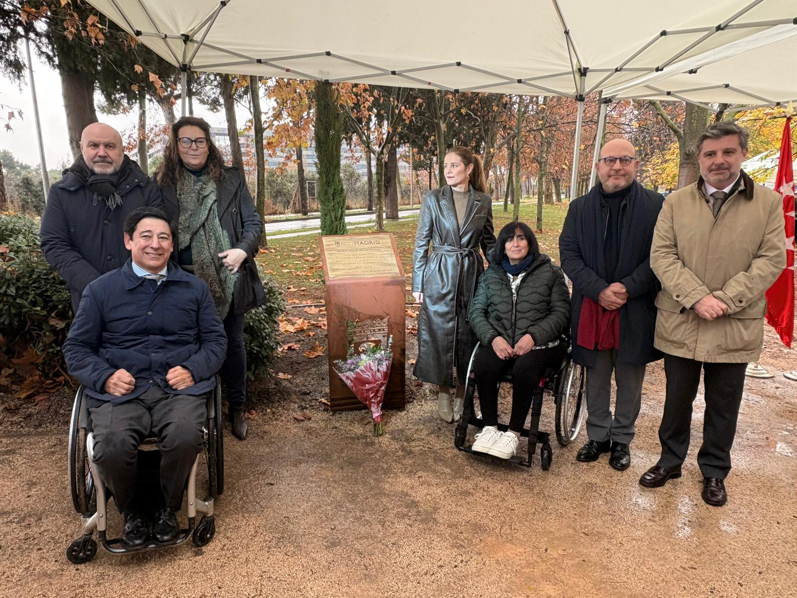 El Ayuntamiento de Madrid dedica unos jardines a Óscar Moral, presidente de CERMI Comunidad de Madrid fallecido en 2025