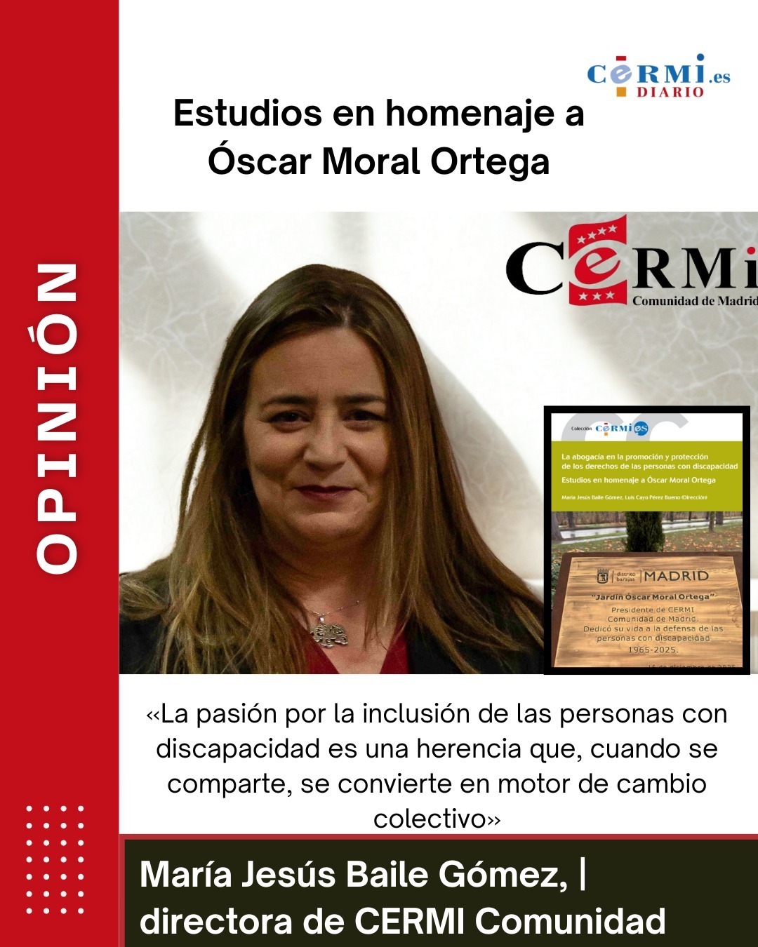 Óscar Moral, una herencia que va más allá de los logros: generosidad, rigor y compromiso colectivo con la inclusión