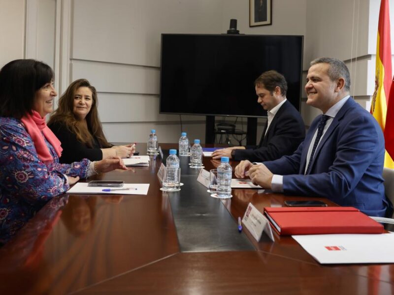 La presidenta de CERMI Comunidad de Madrid se reúne con el consejero de Vivienda, Transportes e Infraestructuras de la Comunidad de Madrid