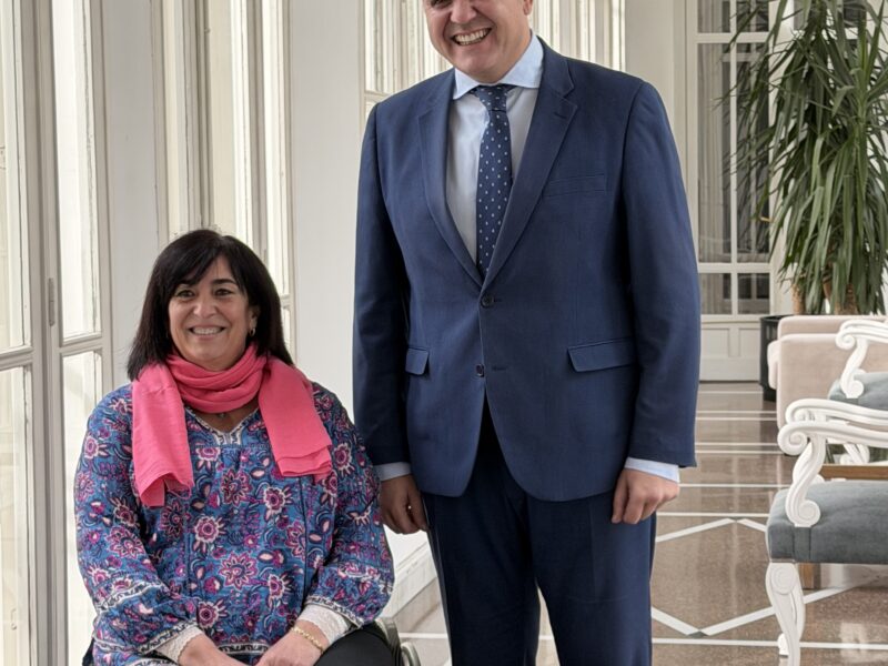 La presidenta de CERMI Comunidad de Madrid se reúne con el consejero de Vivienda, Transportes e Infraestructuras de la Comunidad de Madrid