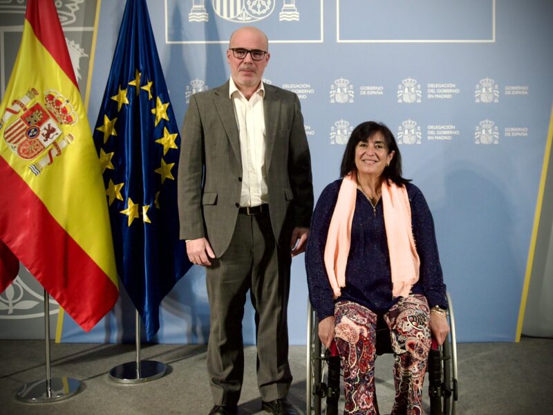 El delegado del Gobierno en Madrid mantiene un encuentro con la presidenta de CERMI Comunidad de Madrid