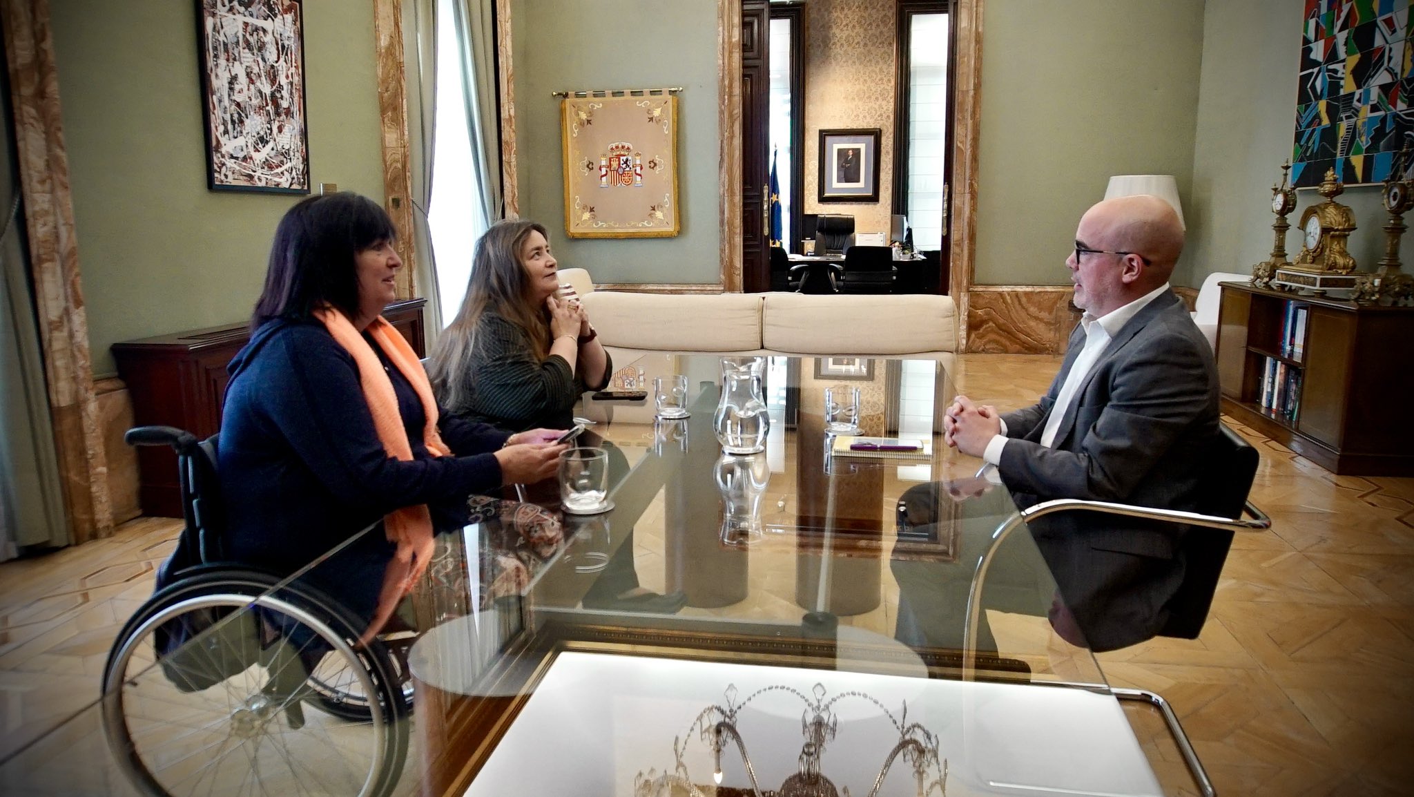 El delegado del Gobierno en Madrid mantiene un encuentro con la presidenta de CERMI Comunidad de Madrid