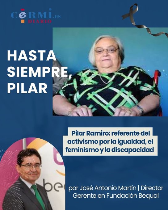 Pilar Ramiro: referente del activismo por la igualdad, el feminismo y la discapacidad