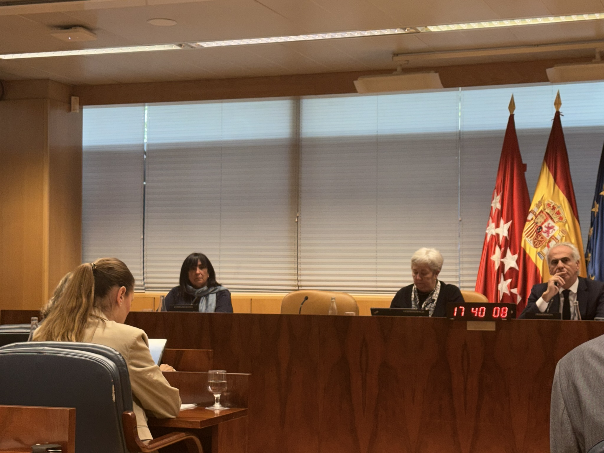La presidenta de CERMI Comunidad de Madrid comparece en la Comisión para las Políticas Integrales de la Discapacidad de la Asamblea de Madrid