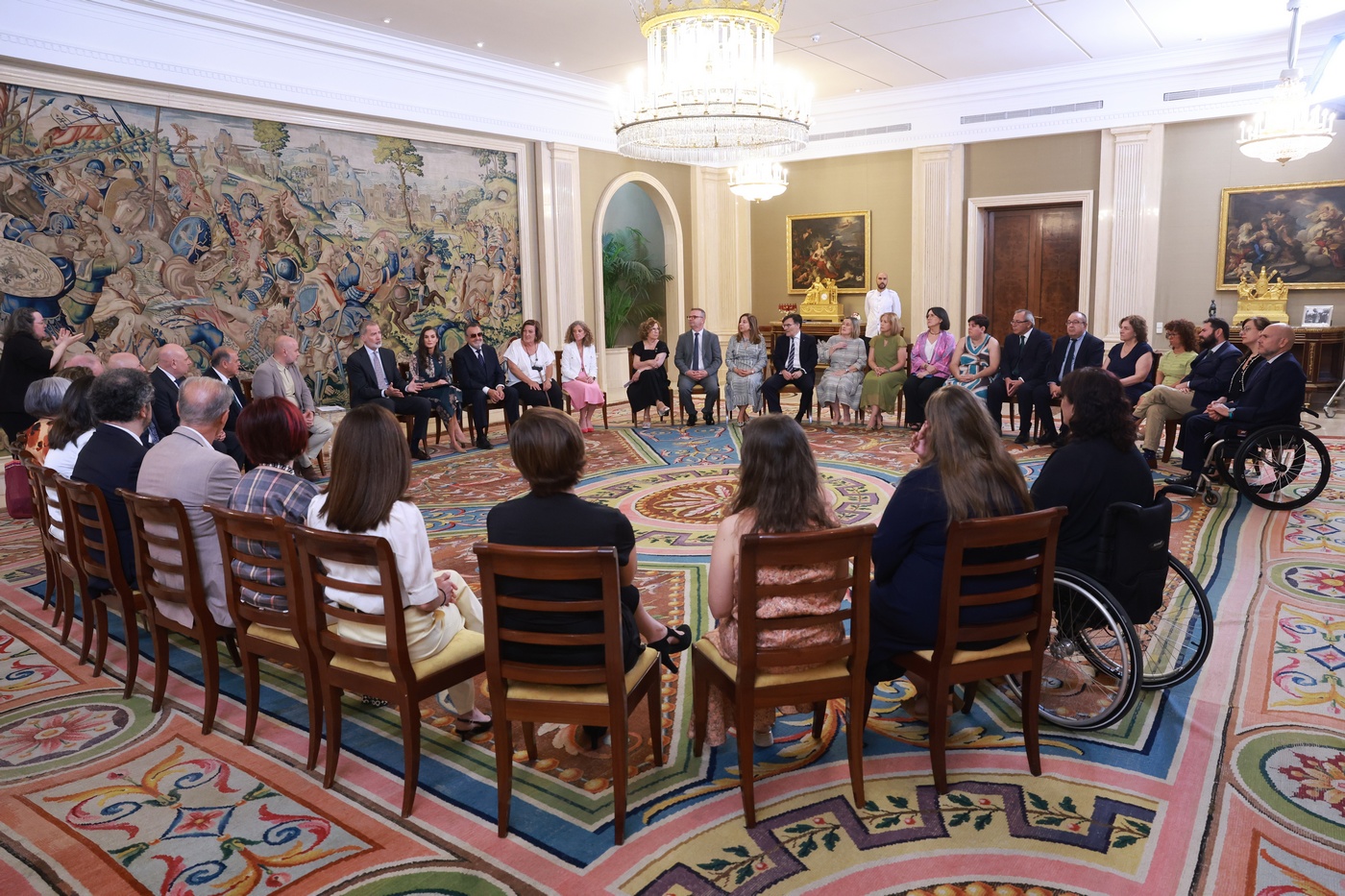CERMI Comunidad de Madrid asiste a la audiencia de SSMM Los Reyes con CERMI Estatal