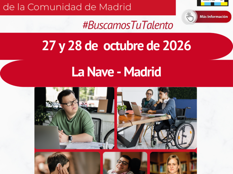 XVII Feria de Empleo para Personas con Discapacidad de la Comunidad de Madrid 2026
