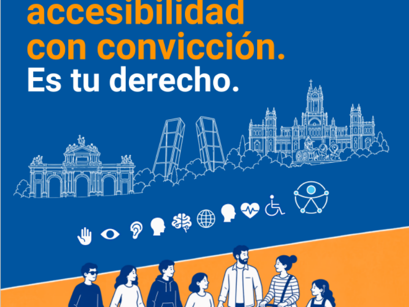 VII Jornadas de Accesibilidad Universal del Ayuntamiento de Madrid “Madrid, accesibilidad con convicción. Es tu derecho”, 20 y 21 de octubre de 2026